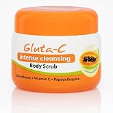 Gluta-C Intense Body Scrub 250g – Deep Cleansing & Gentle Exfoliation with Vitamin C & Glutathione | Removes Rough Skin, Moisturizes & Rejuvenates