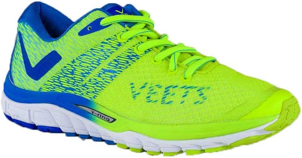 VEETS Men's Indoor Running Shoes 2.0 Yellow/Blue/White PE 2018 Yellow