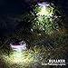 SNIGJAT Solar Powered Glass Ball Led Glass Light,Waterproof Solar Lights Garden Lights,Outdoor Night Lights Table Lamps for Decorations (Ripple)