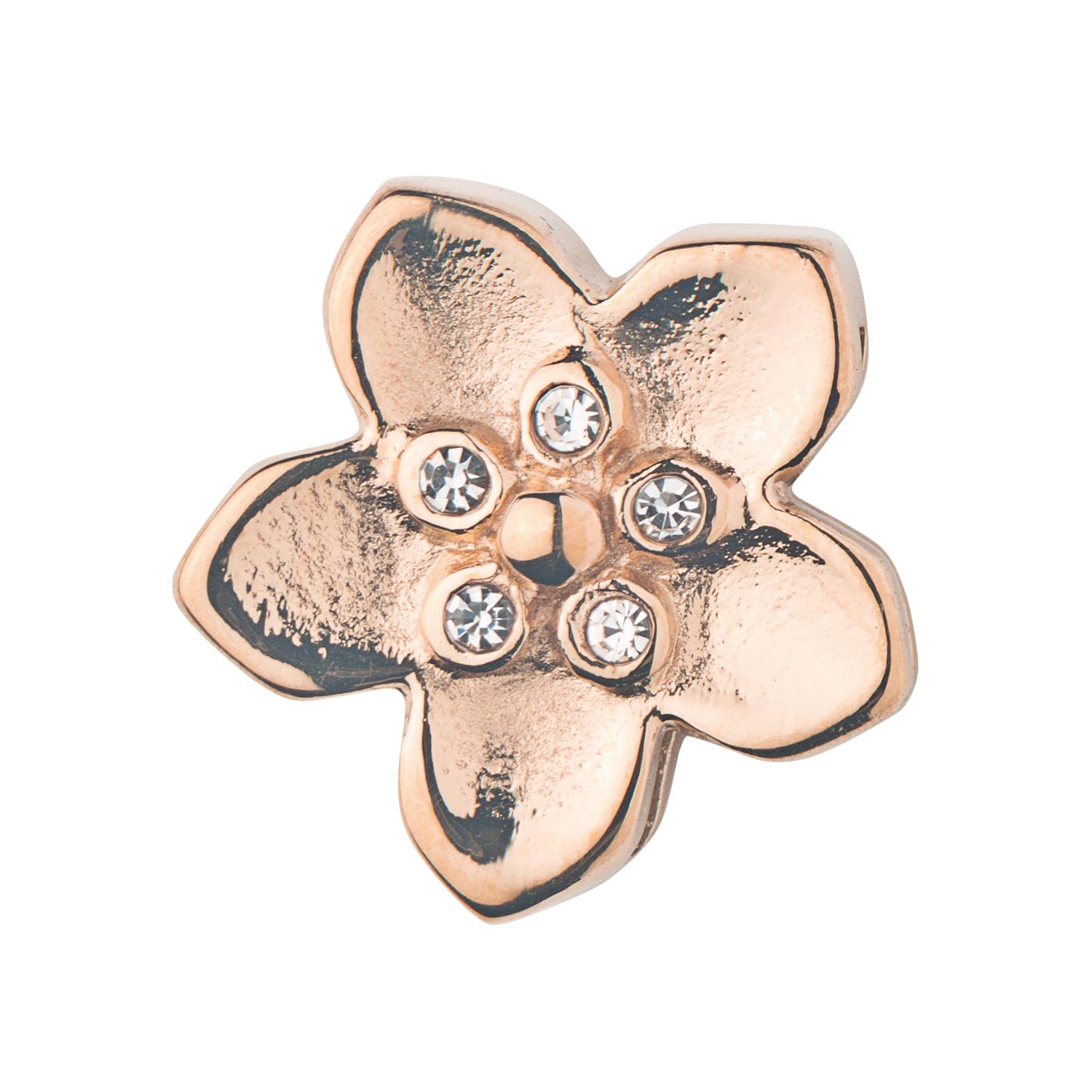 Kistanio - Flower charm for mesh bracelet, flower charm, charm bracelet charms, Cubic Zirconia,