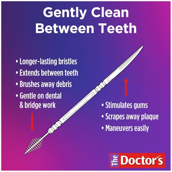 THE DOCTOR’S BRUSHPICKS INTERDENTAL TOOTHPICKS, 275 COUNT (PACK OF 1)