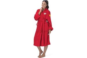 NORTHWEST The Company Official NFL XS Silk Touch Bath Robe with Number, Team Colors, 24" x 47"