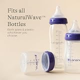 Lansinoh NaturalWave Baby Bottle Teats Medium Flow Anti-Colic 2 Pack view 6