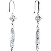 Earrings for Women, Anniversary Birthday Gifts for Wife Girlfriend, 1-2 Carat Moissanite Earrings, Anniversary Jewelry Present for Wife, Birthday Gifts