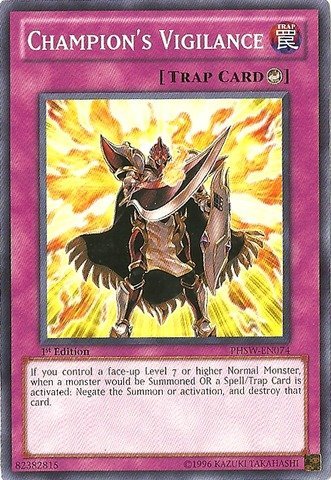 Yu-Gi-Oh! - Champion's Vigilance (PHSW-EN074) - Photon Shockwave - 1st Edition - Common