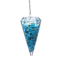 Turquoise Orgone Crystal Pendulums for Divination