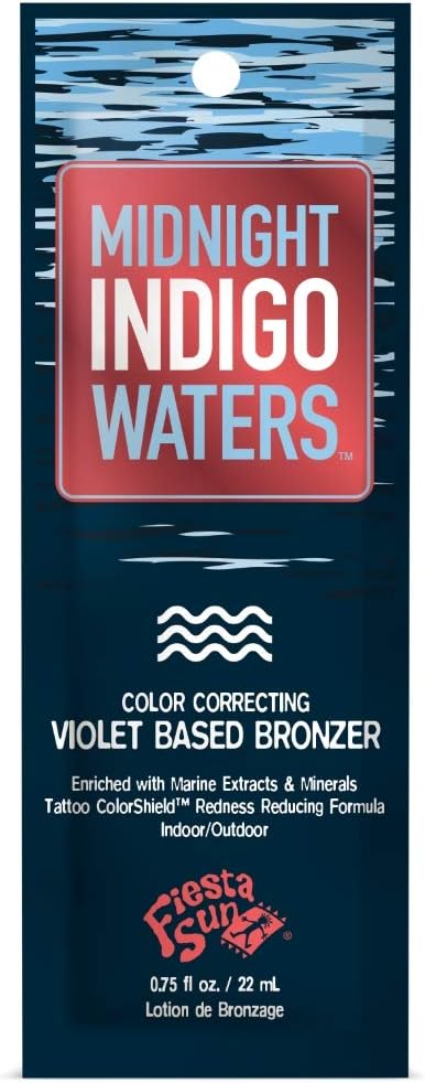 Fiesta Sun Midnight Indigo Waters Colour Correcting Violet Based Bronzer 22ml