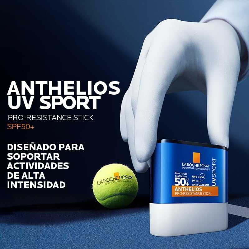 La Roche Posay Anthelios UVSPORT pro-Resistance Stick SPF50+, com Mexoryl400 e vitamina E, todos os tipos e tons de pele, 10ml