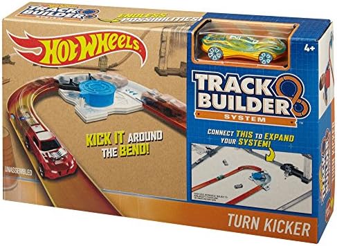 hot wheels track builder custom turn kicker