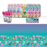 Disney Tinkerbell Fairies Children's Birthday Party Tableware Pack For 16
