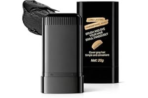 Portable Black Hair Dye Comb for Women Men - Instant Hair Dye Stick for Gray Hair Coverage - Waterproof and Sweat-Proof, Easy