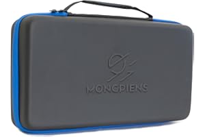 MONGPIENS Battling Tops Soft Carrying Case Waterproof Storage Box Organizer for Spinning Top and Launcher (Large)