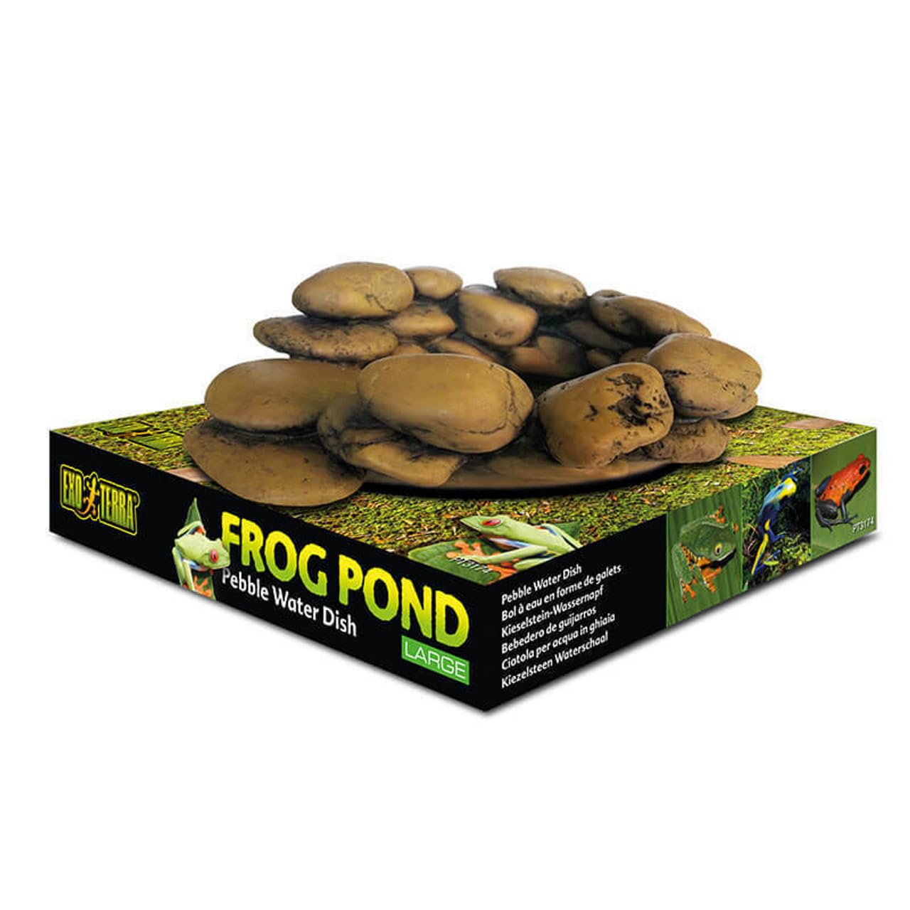 Exo Terra ET Frog Pond Large Pebble Water Dish