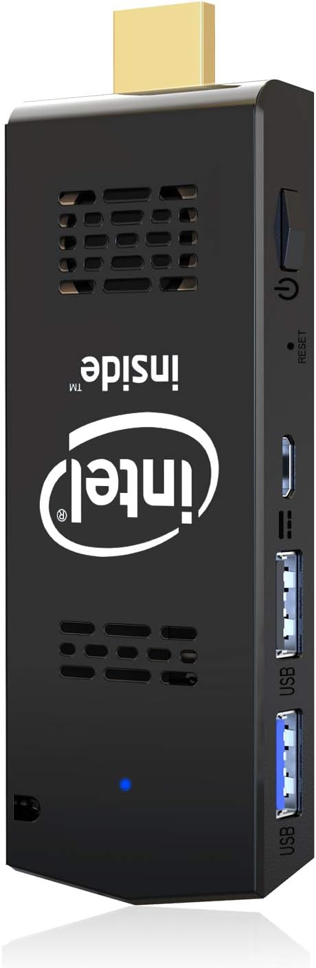 PC Stick Mini Computer Stick 128GB ROM 4GB RAM with Intel Atom Z8350 & Windows 10 Pro Support Auto-On After Power Failure,Support 4K HD,Dual Band WiFi 2.4G/5G, BT 4.2 AKLWY (4+128 win10 pro)