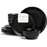 Over&back Coupe Low Serving Bowl - 3.23qt Stoneware Bowl In Semi-Matte Black, Microwave & Dishwasher Safe