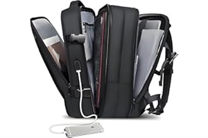 Romantic Crown Mochila de Viagem Expansivel Masculina Feminina, Mochila Para Notebook Executiva Impermeável Reforçada Cabo USB, Trabalho, Escola, Viagens