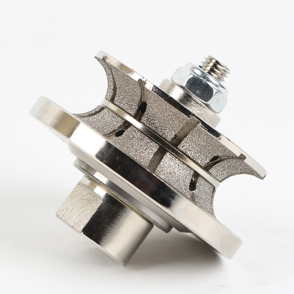 Raizi V Full Bullnose Diamond Hand Profiler/Router Bits for Granite Countertop