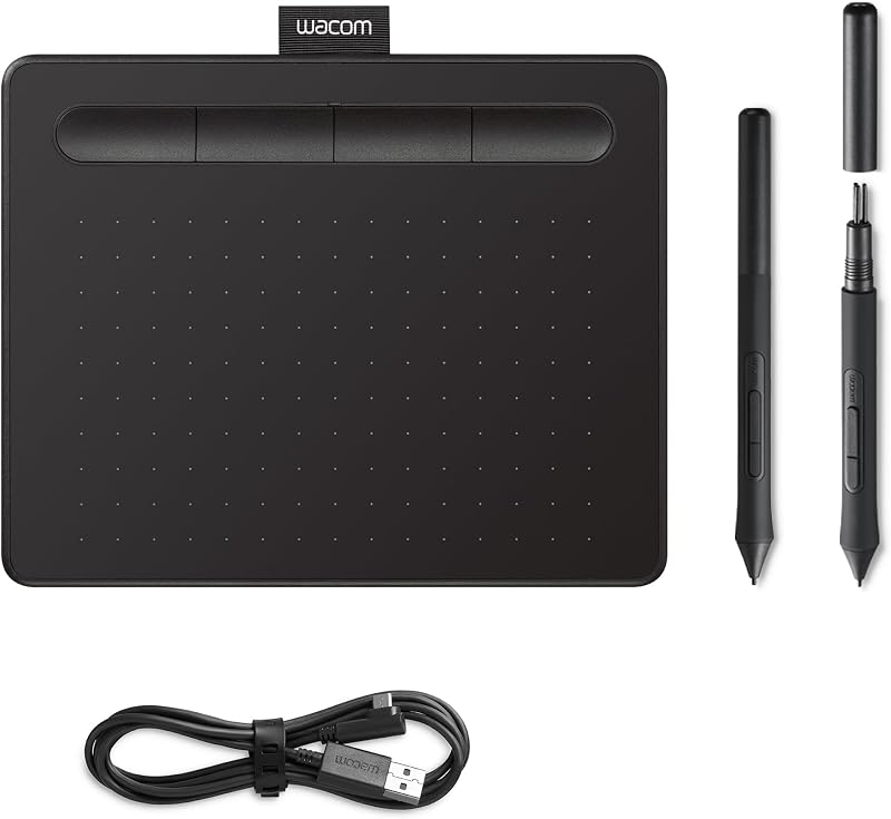 Intuos S, Tavoletta grafica, incl. Wacom Pen 4K senza batteria