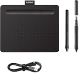 Wacom Intuos S Pen Tablet 200 x 160 mm 2540 LPI 4 Programmable Keys Black