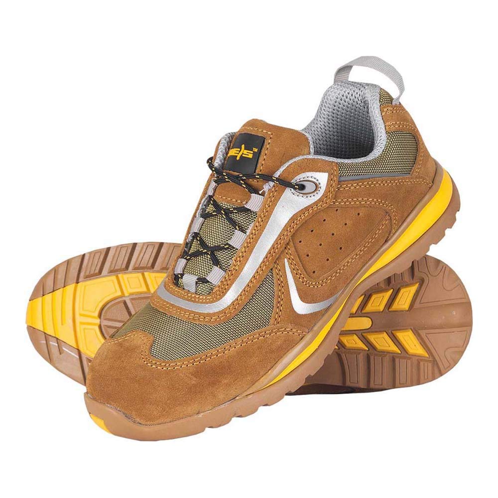 Reis Brgrit42 Safety shoes, Yellow-Grey, 42 Size