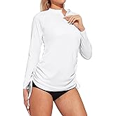 Heathyoga Rash Guard for Women UPF 50+ UV Sun Protection Swim Shirt for Woman Long Sleeve Swimsuits Bathing Suit Tops
