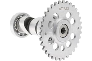 Glixal GY6 125cc 150cc 160cc 180cc High Performance Racing Camshaft for 152QMI 157QMJ Based Engine Scooter Moped ATV Go-Kart (A12)