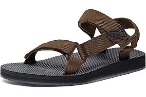atika Men's Outdoor Hiking Sandals, Open Toe Arch Support Strap Water Sandals, Lightweight Athletic Trail Sport Sandals