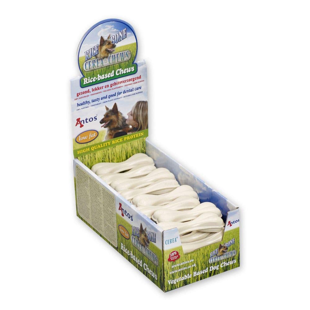 Antos Rice Bone Natural Dog Chew, 1 Pack of 35