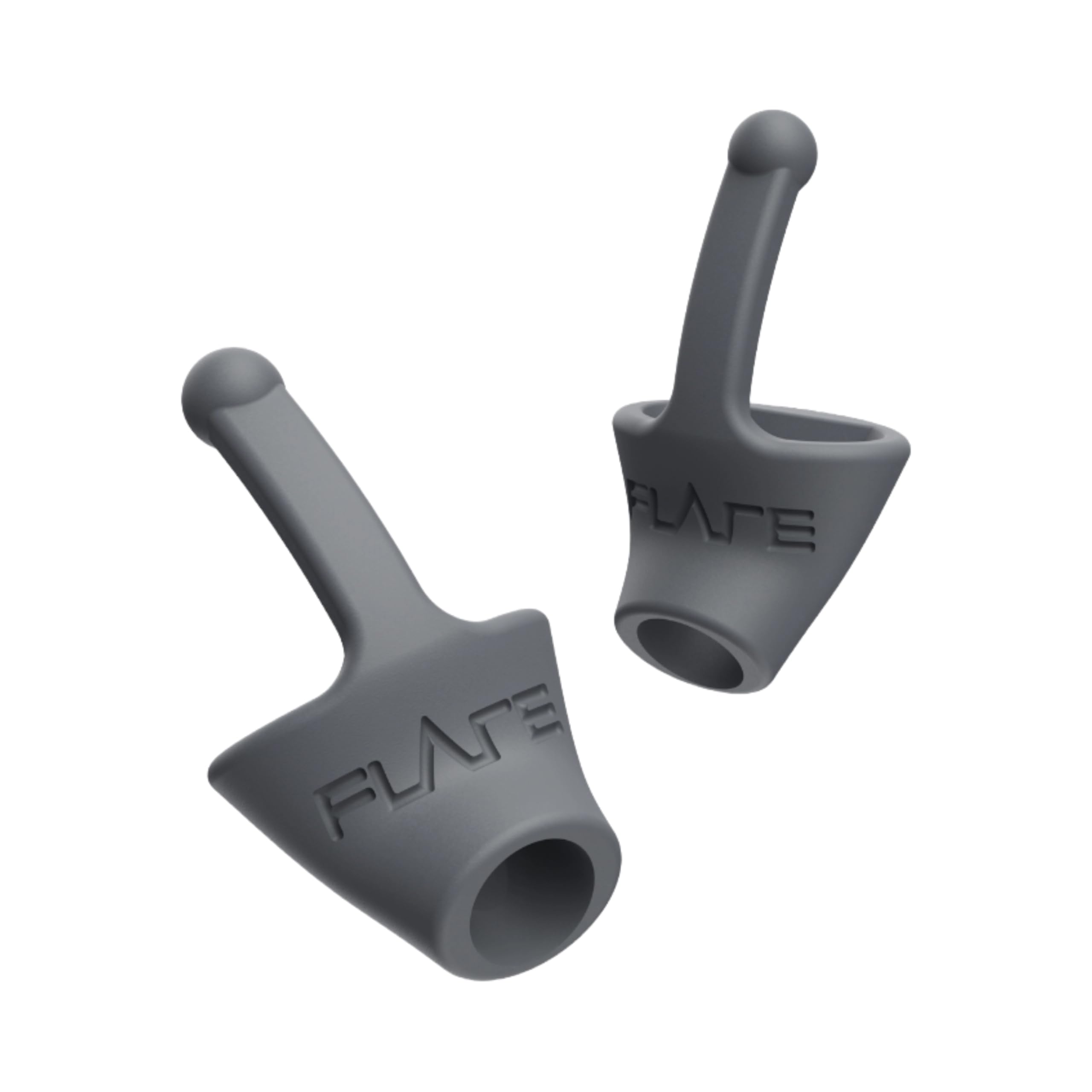 Flare Calmer Mini | Ear Plugs Alternative | Daily Noise Relief | Sound Sensitivity | Stress Relief | No Muffling | Improve Wellbeing | Comfy, Reusable, Soft Silicone Earplugs | Original Grey