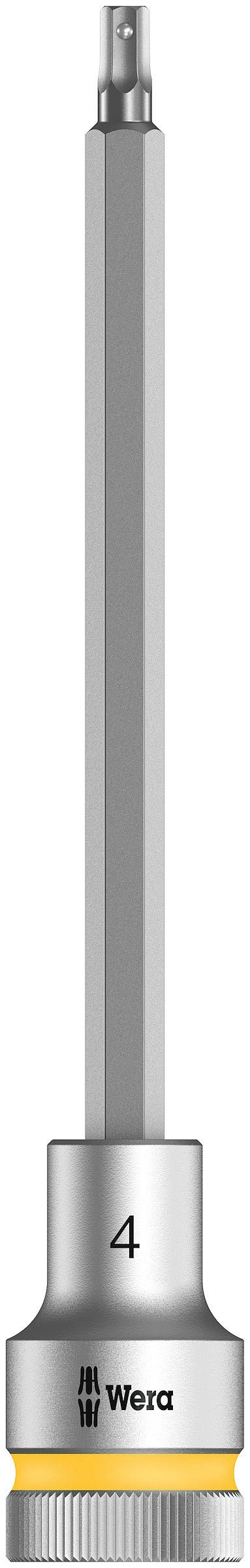 Wera 8740 C HF Zyklop In-Hex-Plus holding function bit socket, 1/2" drive, 4x140mm, 05003840001