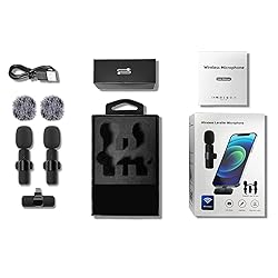 Professional Wireless Lavalier Lapel Microphone for