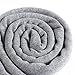 KUMONE Men Scarf Cashmere Winter Knit Wool Scarves with Gift Bag, Gray