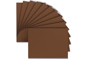 MEARCOOH Brown Foam Sheets Crafts 9x12 Inch 2mm Eva Color Craft Foam Paper for Crafts Project Preschoolers Classroom Scrapboo
