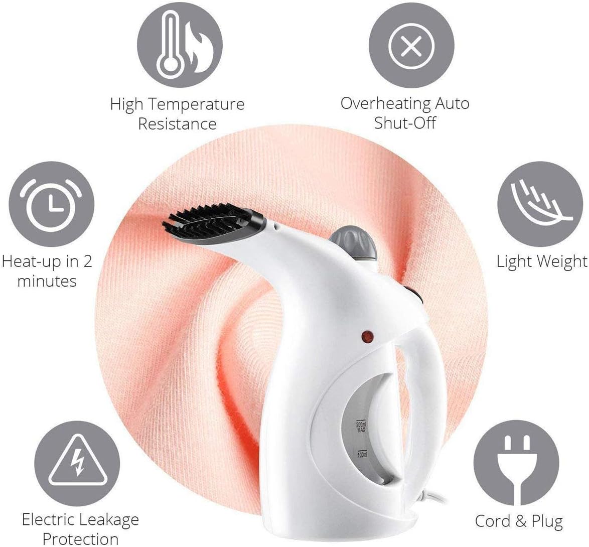 Mapani Handheld Garment Steamer Iron and Facial Steamer Portable (Color May Vary)