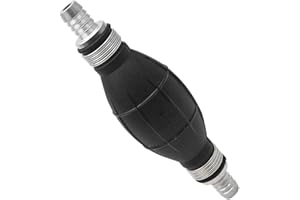Etopars 12mm Transfer Vacuum Fuel Line Pump Primer Bulb Hand Primer Gas Petrol Pump Rubber Aluminum