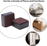 Ezprotekt 1.2in Lift Furniture Risers 4 Pack Carbon Steel Bed Risers 20,000 lb view 5
