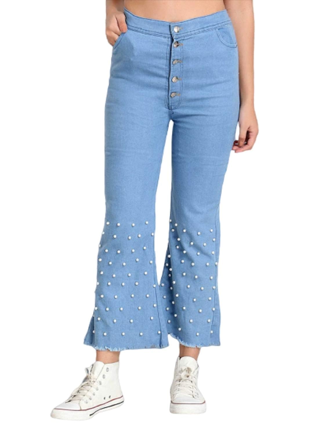 denim palazzo pants amazon