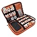 Fashion Pen Case Organizer with Zipper & Compartments for Stationery Electronics Cables Accessories for Adults Teens Kids (Grey, Middle)