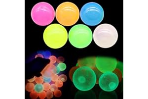 QFIBKR Lumiballs, Dreamballs - Ultimate 4pc Set, Dream Balls Glow in The Dark That Stick, The Dream Balls, Dream Balls That Come Back, Return to You, Bounce Back to You, 1.7in, for Ceiling (6Pcs Mix)