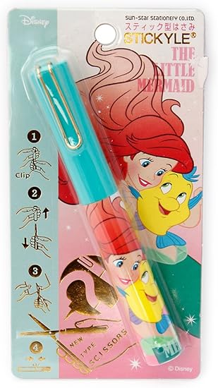 Amazon サンスター文具 ディズニー スティッキールはさみ S アリエル 文房具 オフィス用品 文房具 オフィス用品