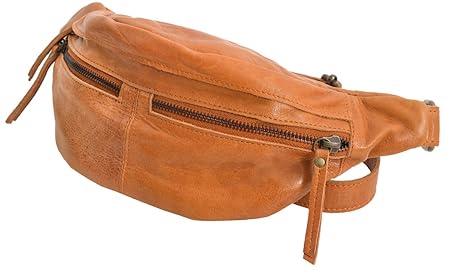 Gürteltasche Leder Gusti Studio Acton Bauchtasche Cognac