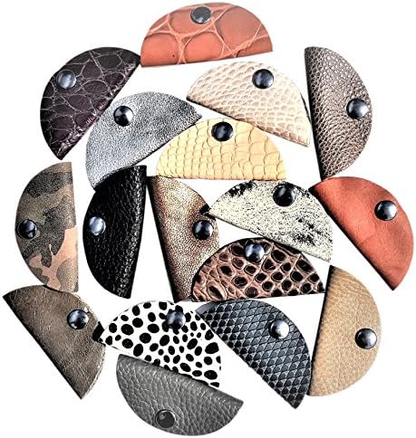 Assorted Genuine Cowhide Leather USB Cord Keepers, Set of 3 :: For Organizing Small Digital Cords &amp; Cables :: Handmade in Austin, Texas :: Great Techie Gift by Hatton Henry