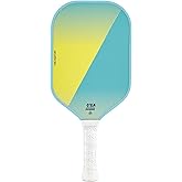 Pickleball Paddles, Carbon Fiber Pickleball Racket with 16MM Polypropylene Honeycomb Core – Lightweight, High-Grit Surface for Spin & Control, Professional Pickle Ball Paddle for Men & Women