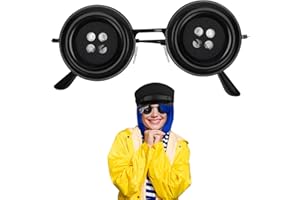 Kavoc Button Eyes Glasses for Adults Kids Halloween Party Dress up