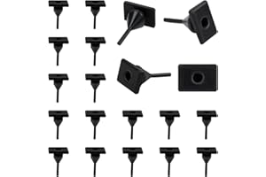 CHAR YONG Grate Rubber Feet Bumpers, RV Stove Range Burner Rubber Feet Parts for Furrion Greystone Magic Chef Rec Pro Gas, Stove Grate Feet Fit for RV Oven CF-RV17, CF-RV17BB, CF-RV17-D, CF-RV21, 20 Pack