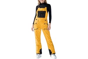 Kids Snow Pants Girls Boys Snow Bibs Insulated Overalls Winter Windproof Snowsuit Warm Snowboard Pants with Pockets