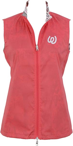 Amazon リバーシブルダブルジップベスト レディース Muスポーツ Musports ゴルフウェア 701p6304 ベスト 通販