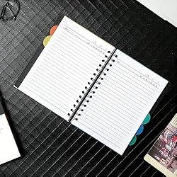 Yoment Spiral Notebook 6'' x 8'' Wide Ruled 5