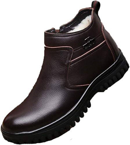 Amazon 大きいサイズ スノーブーツ メンズ靴 裏起毛 雪靴 防寒 ムートンブーツ 防水 4e Eeee 幅広 甲高 ビジネスブーツ カジュアルシューズ サイドジップ 脱ぎ履きやすい アウトドアシューズ レースアップシューズ 敬老の日 スノートレーニング