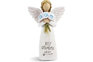 AUKEST Birthday & Christmas Gifts for Grandma - First Time Grandma Gifts, Sculpted Hand-Painted Figure